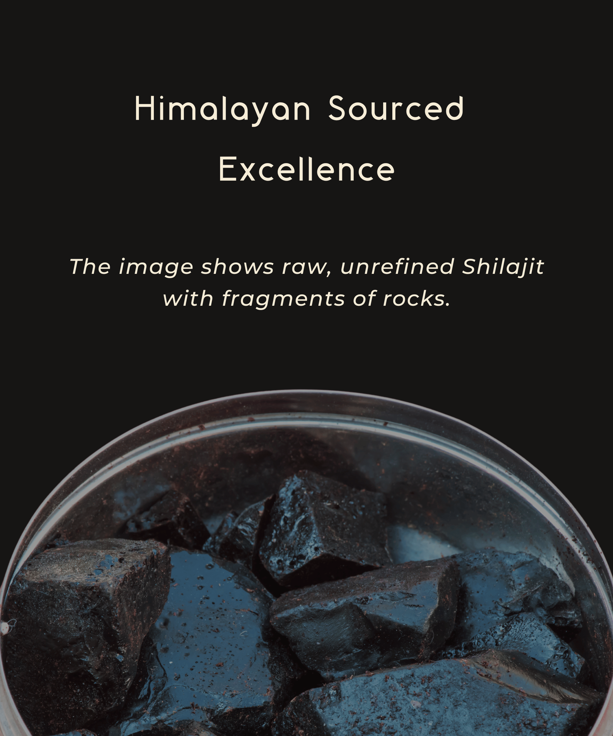 Himalayan Shilajit Resin - Organic, Gold Grade - 50 gram