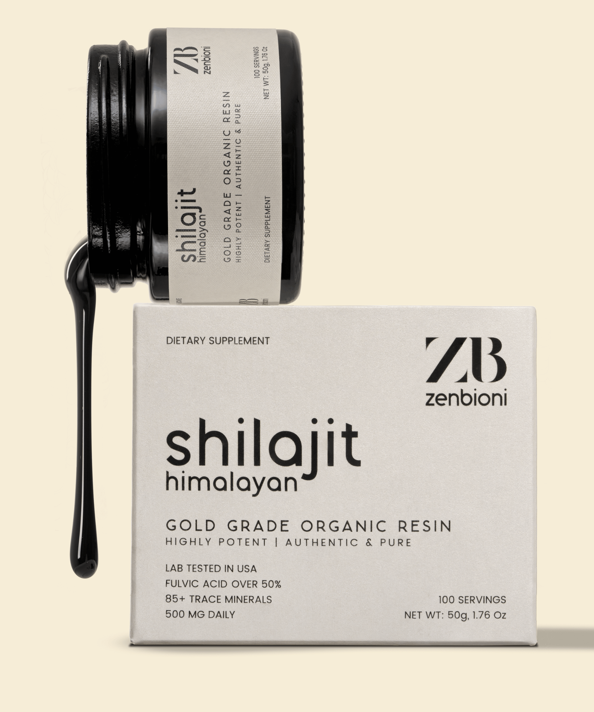 Himalayan Shilajit Resin - Organic, Gold Grade - 50 gram