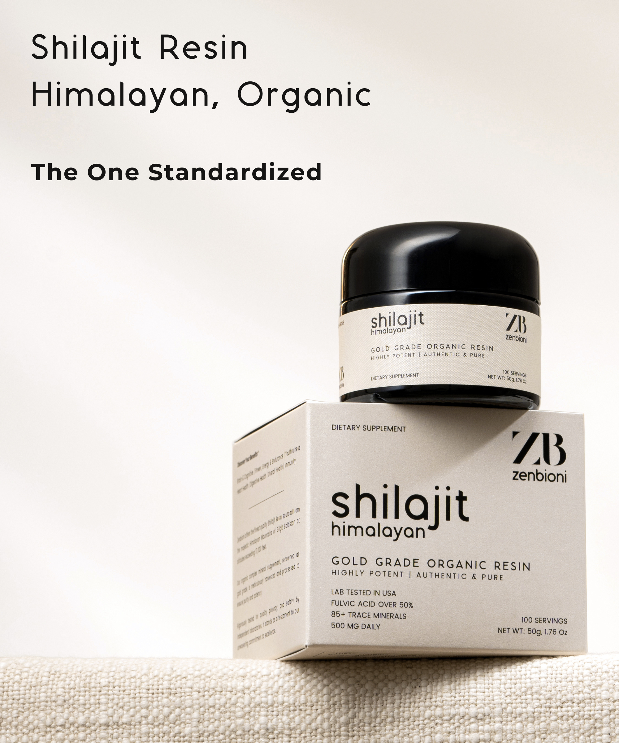 Himalayan Shilajit Resin - Organic, Gold Grade - 50 gram